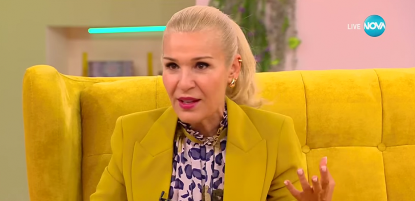 Гала се сля с дивана в предаването На кафе“, което