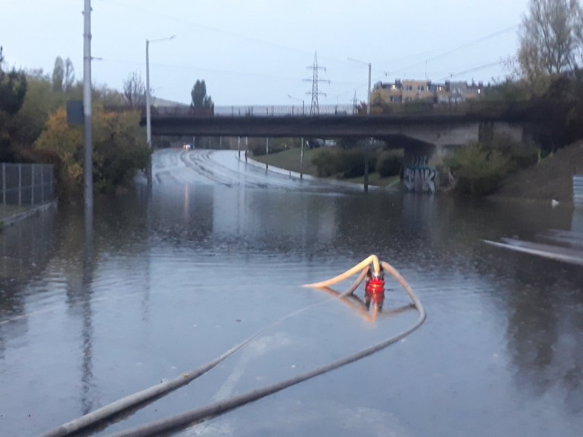 Трамвайни линии 20, 21, 22 и 23 в момента не