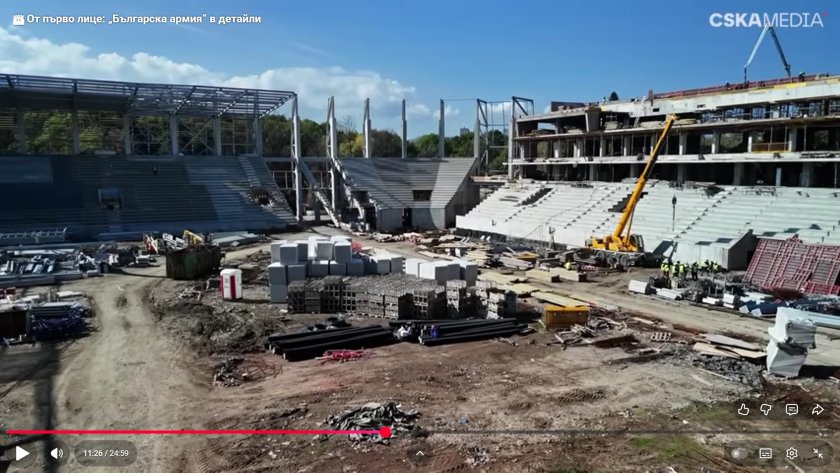 ЦСКА показа бъдещето: Каква ще е визията на новия стадион (ВИДЕО)