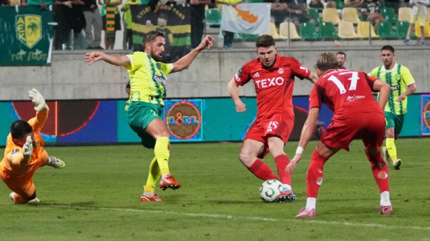 Абърдийн и Димитър Митов с първа точка в Лигата на конференциите