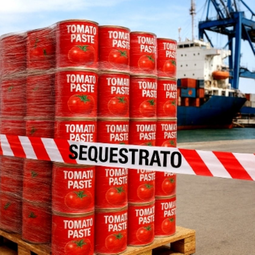 Задържаха 42 тона български доматен сос с италиански етикети в Бриндизи