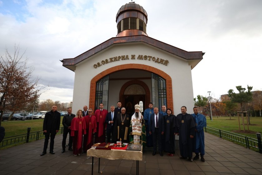 Осветиха параклиса на НСА, стори го патриарх Даниил