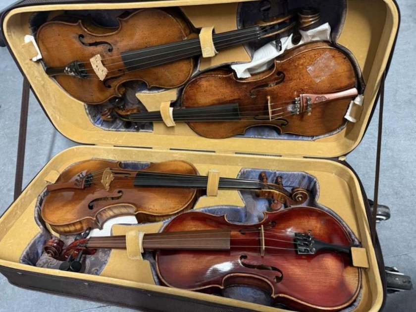 Хванаха британец, опитал да внесе в страната недекларирани цигулки