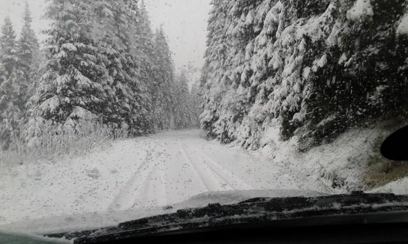 10 см сняг натрупа на Пампорово