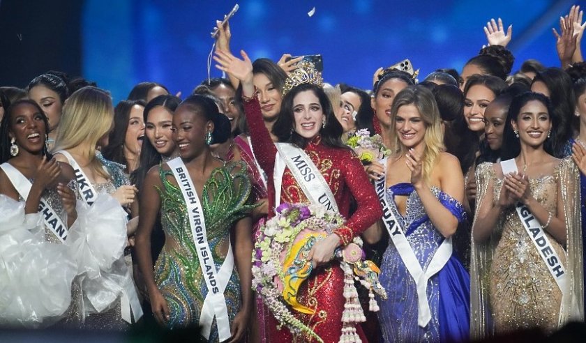 Представителката от Латвия на конкурса Мис Вселена“, Мелдра Розенберга, се