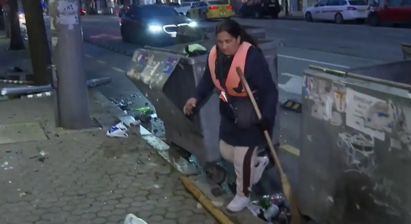 СЛЕДИТЕ ОСТАВАТ: София осъмна след погрома (СНИМКИ)