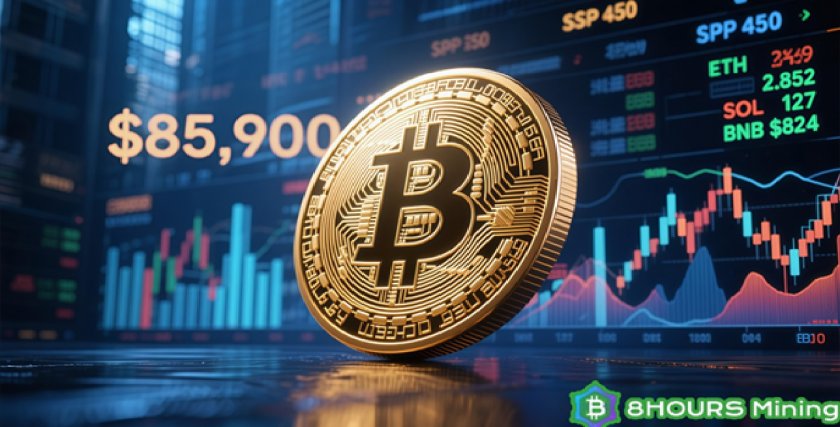 Въпреки срива на биткойн, 8HOURS Mining поддържаше дневна доходност от $4 275, превръщайки се във фокус на вниманието на индустрията срещу тенденцията