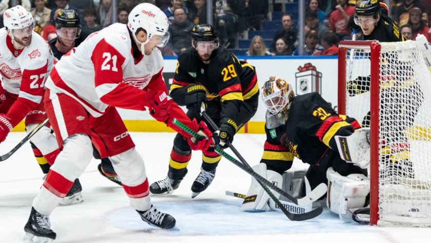 Детройт удари Ванкувър като гост
