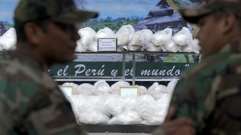 3 тона кокаин залови Перу, наркотикът е бил предназначен за Белгия
