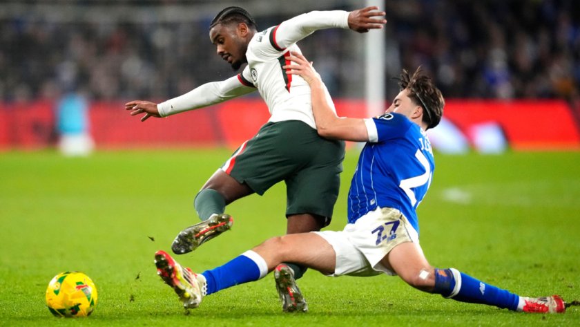 Челси оцеля в Уелс, вече е 1/2-финалист за Купата на лигата