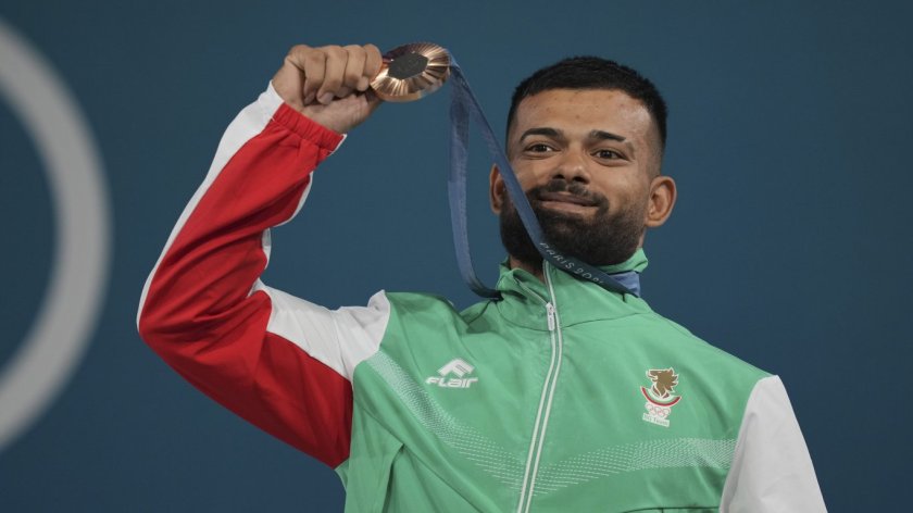 Българският състезател по вдигане на тежести Божидар Андреев е дал