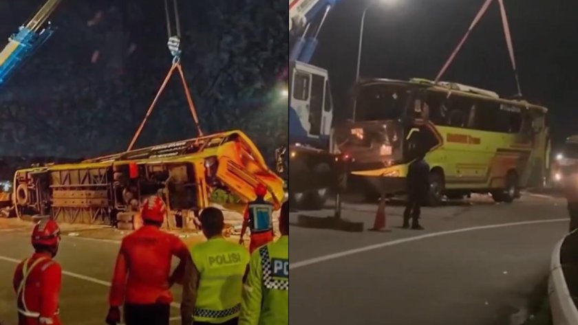 Най-малко 16 загинали при катастрофа с автобус в Индонезия