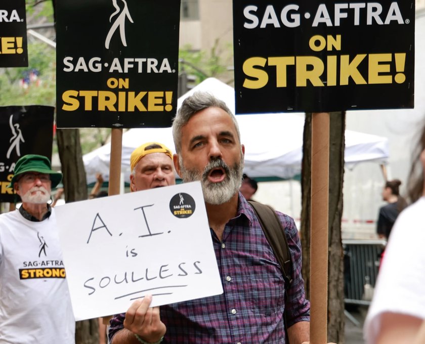 AI Е БЕЗДУШЕН: И британските актьори се вдигнаха срещу изкуствения интелект в киното