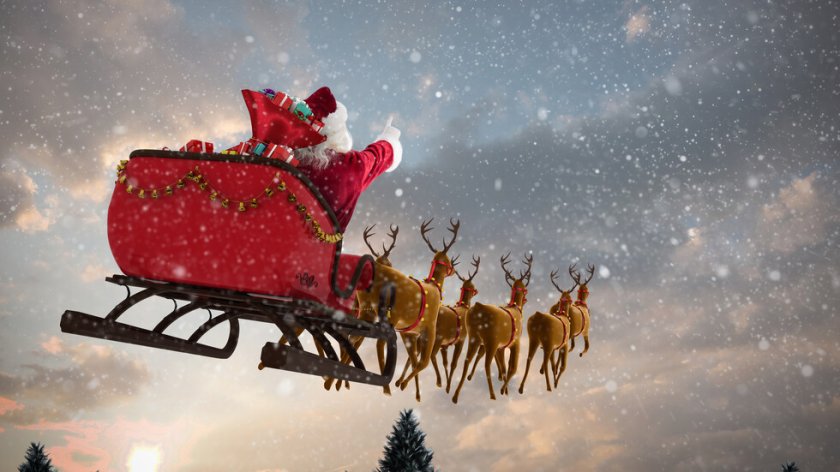 Магията на Коледа: Полетът на Дядо Коледа започна