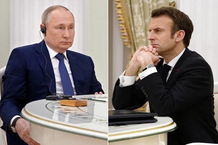 Елисейският дворец: Няма планиран телефонен разговор на Макрон с Путин 