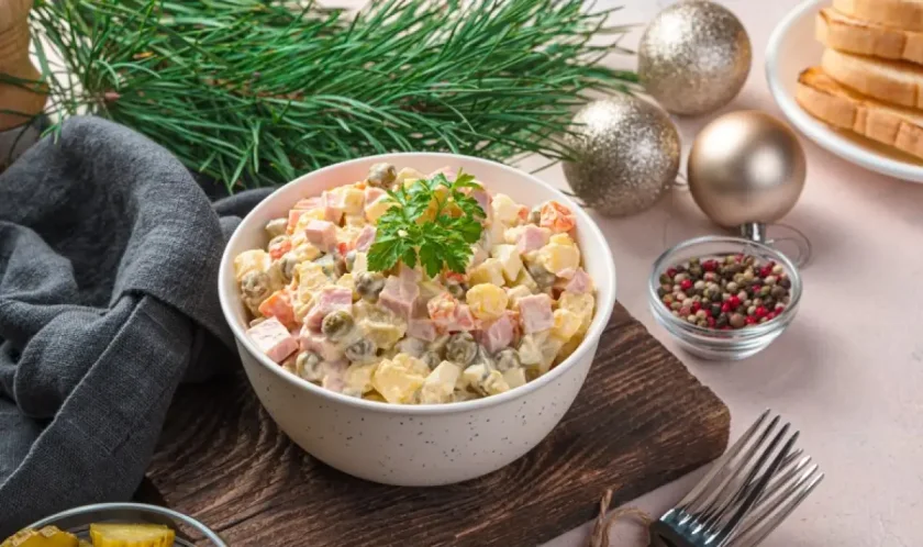 Средностатическият руснак работи 25 мин. за порция руска салата