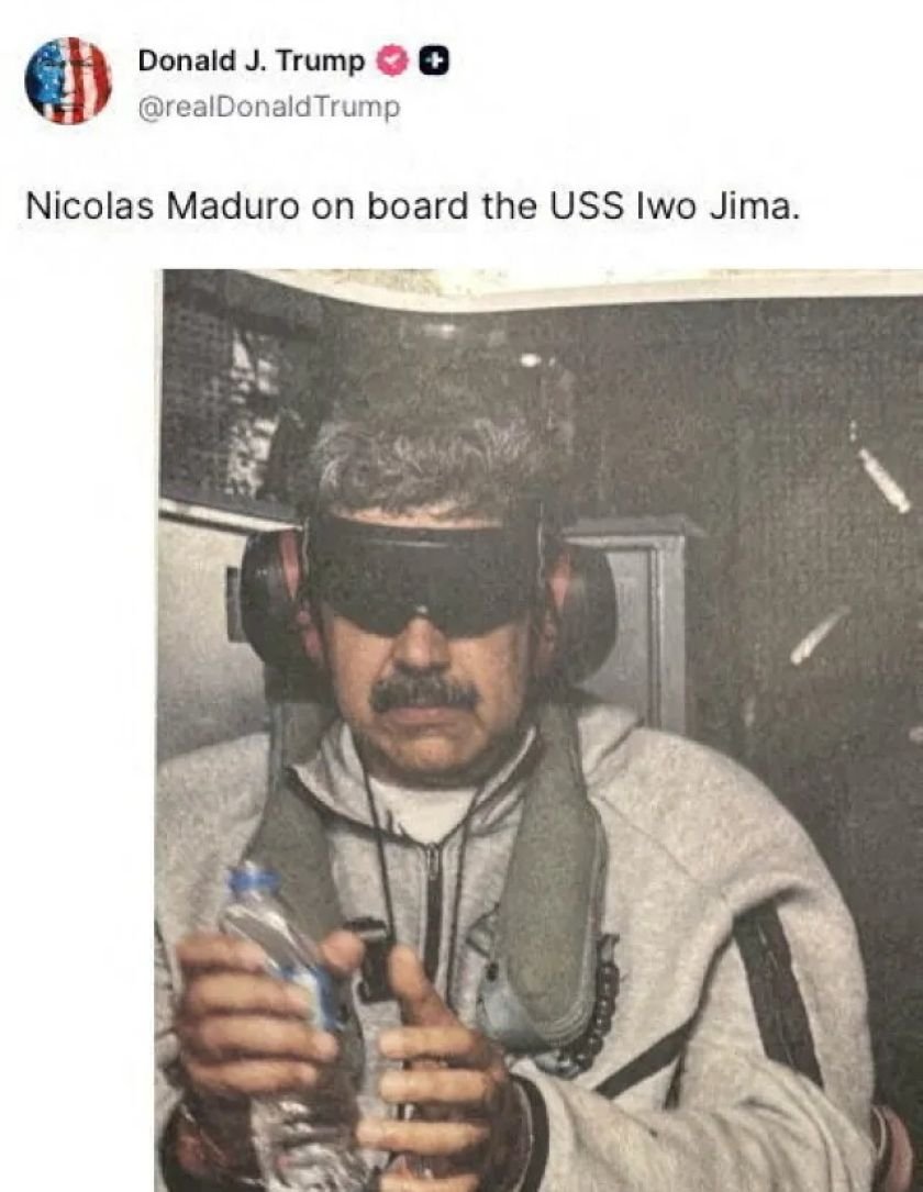 Едно денонощие след залавянето на венецуелския президент Николас Мадуро, интернет