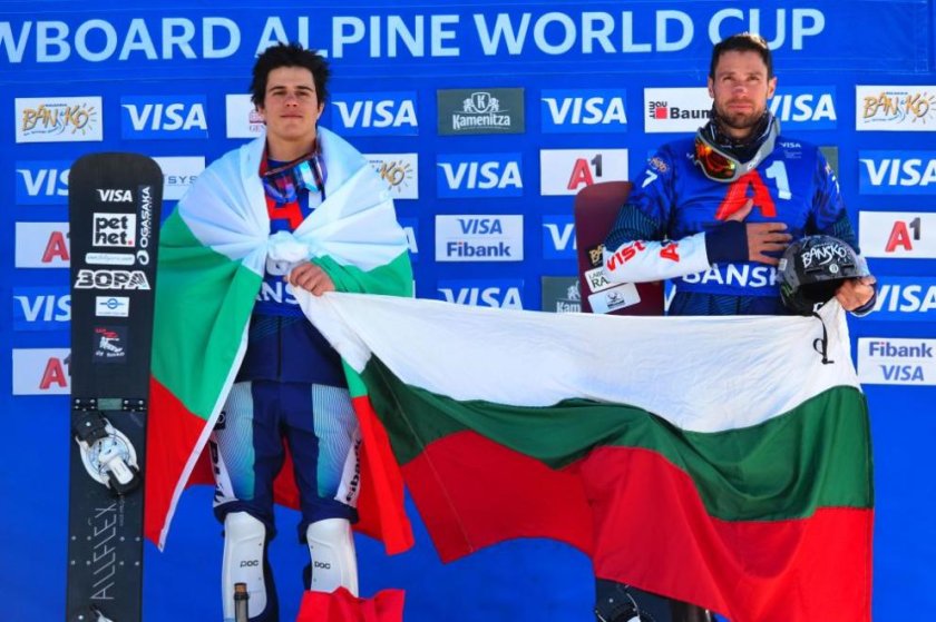 Тервел Замфиров спечели Световната купа по алпийски сноуборд