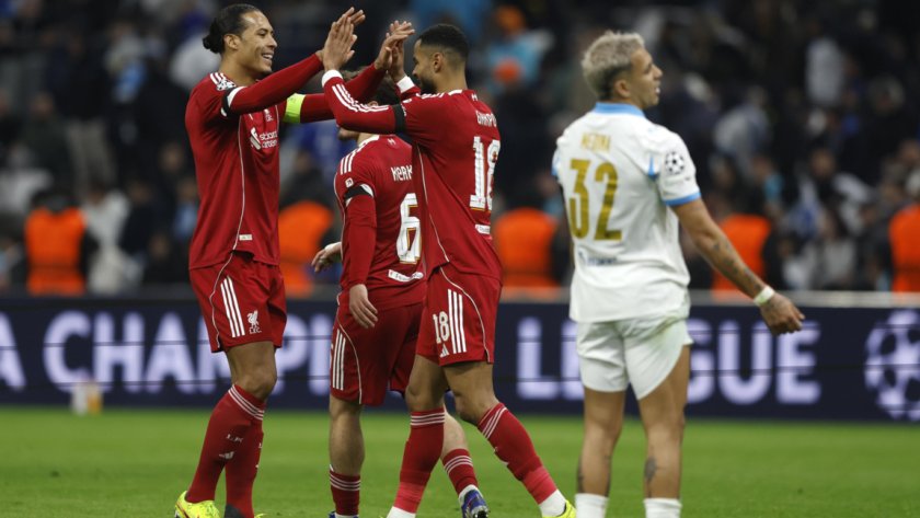 Ливърпул победи с 3:0 Олимпик (Марсилия) в мач от основната