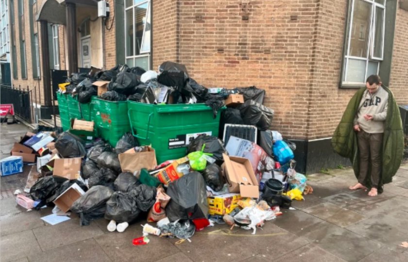 Не е само София: Боклук затрупва Великобритания