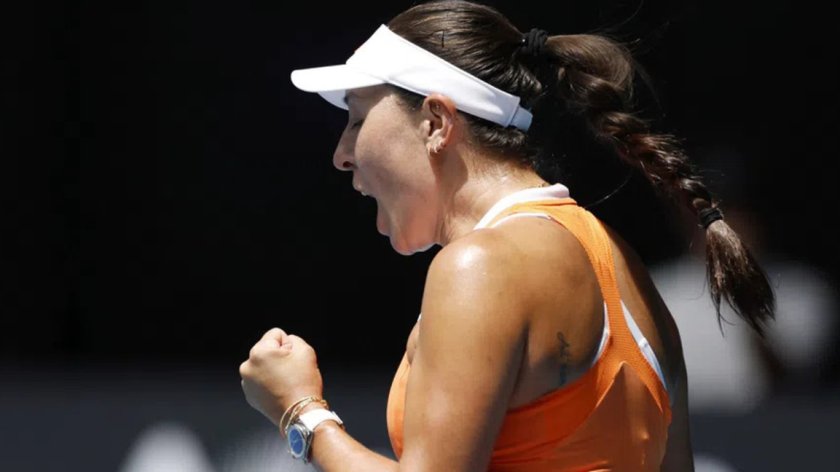 Джесика Пегула продължава впечатляващия си наказателен ход на тазгодишния Australian