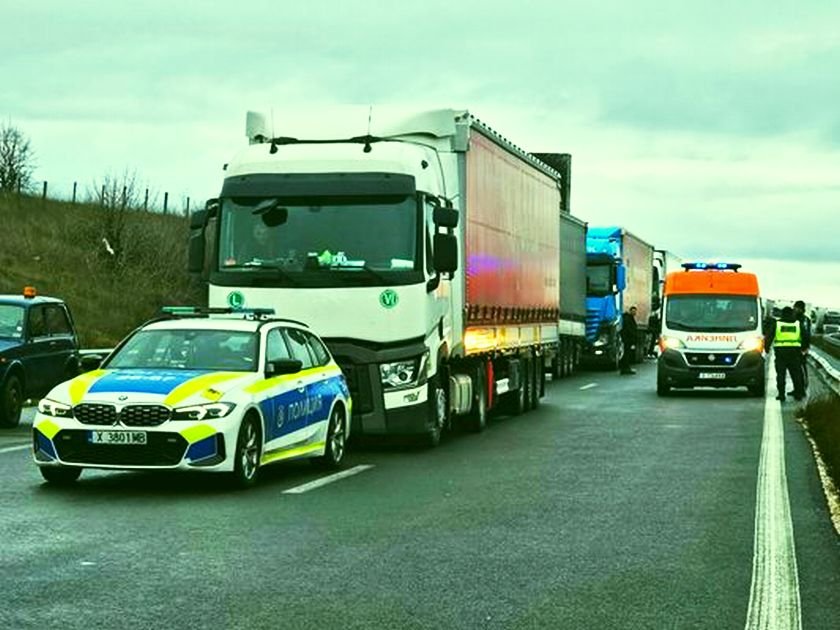 66-годишен турчин е загиналият при катастрофата, затворила магистрала "Марица" (СНИМКИ)