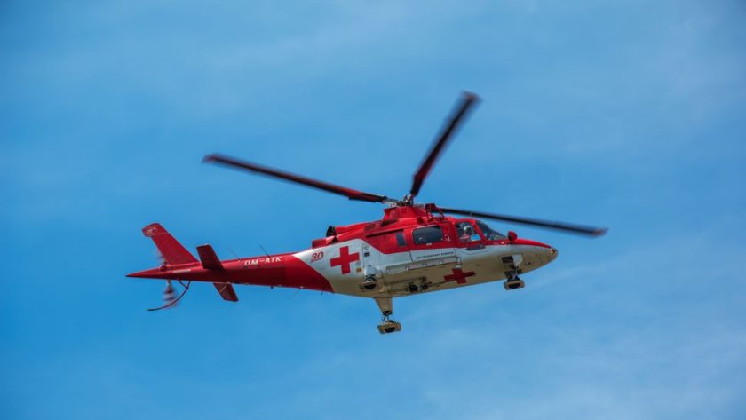 5-годишно дете с гърчове е транспортирано с медицински хеликоптер 