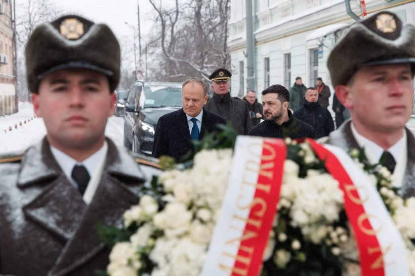 Полският премиер е на посещение в Украйна