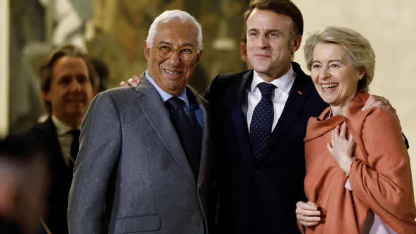 В Елисейския дворец: Макрон, Урсула и Коща начертаха бъдещето на ЕС