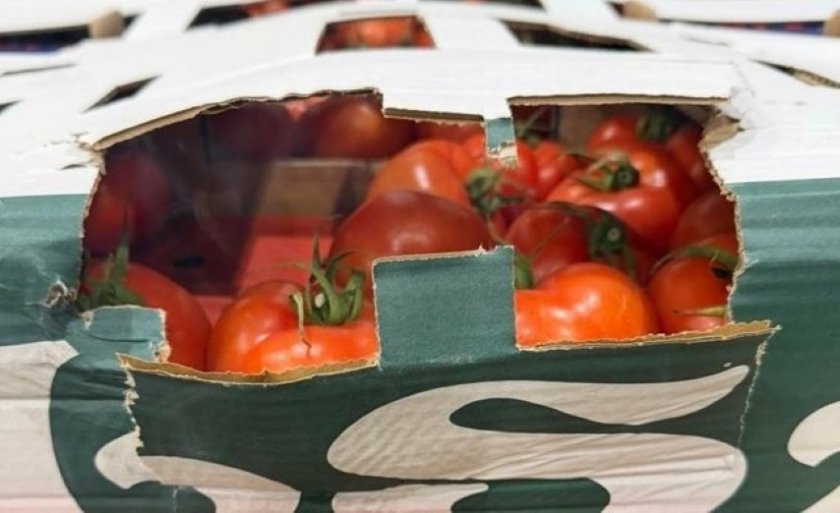 Задържаха турски тир с над 14 000 кг контрабандни зеленчуци на "Лесово"