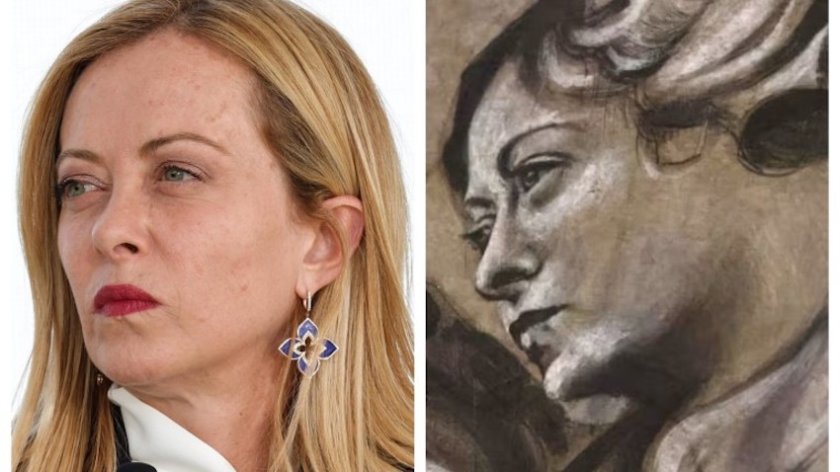 Скоростно изтрили Мелони като ангел от римска църква