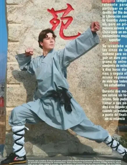 Внукът на Симеон II стана кунг-фу майстор в манастира "Шаолин"