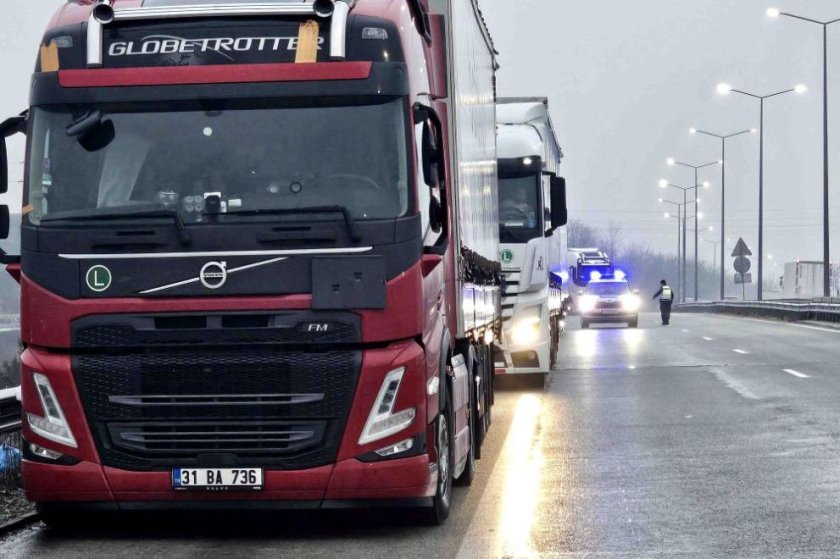 Интензивен трафик за камиони на ГКПП Капитан Андреево