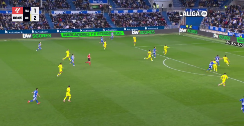 Алавес откри и закри резултата, Жирона измъкна точка