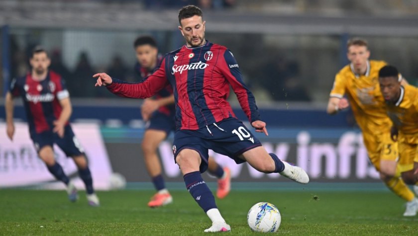 Дузпа остави трите точки в Болоня