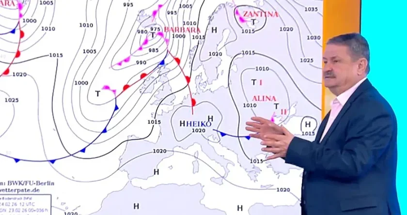 Прогнозата на проф. Рачев: До 8 март никакъв сняг