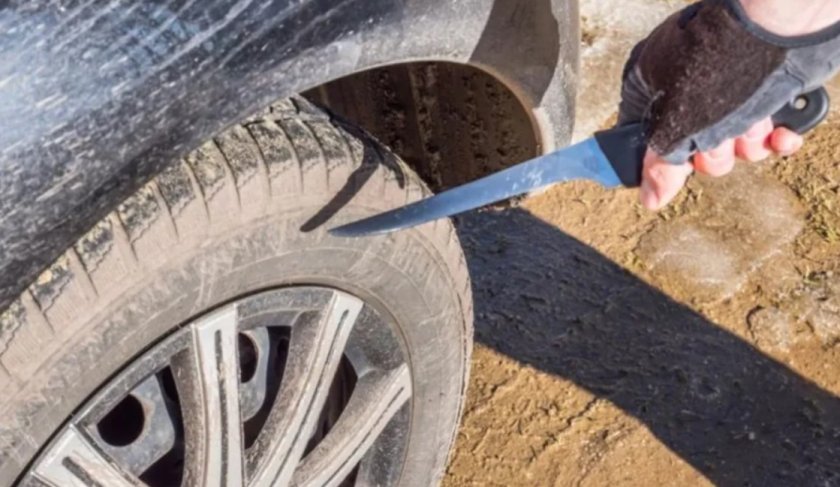 Хванаха вандала, нарязал гумите на коли в "Овча купел"