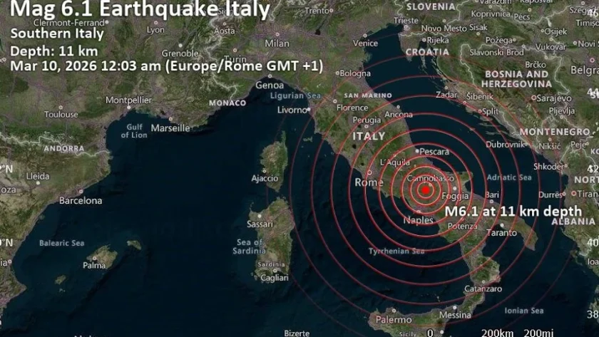 МОЩЕН ТРУС: 6 по Рихтер разлюля Италия