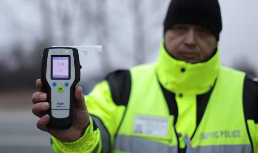 Задържаха шофьор с почти 3 промила алкохол край Бургас