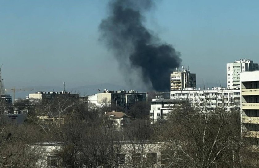 Голям пожар в Пловдив