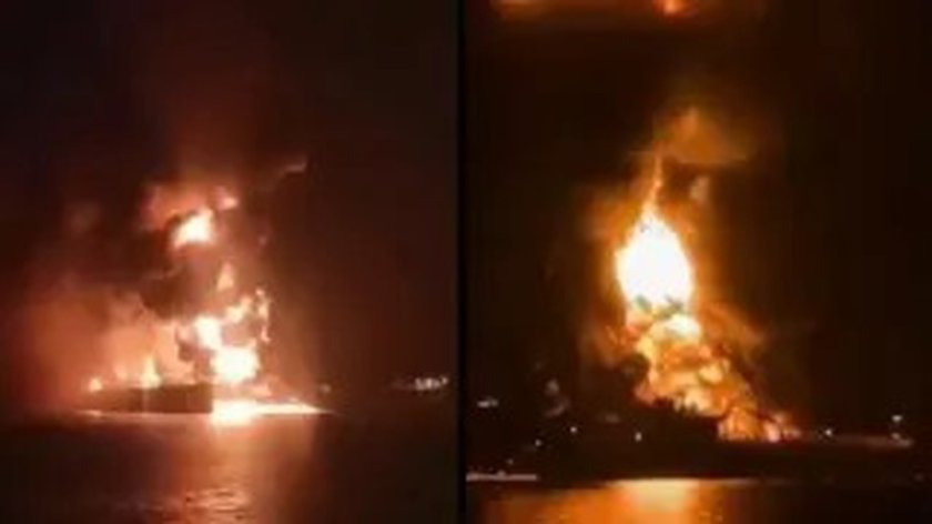 Атакуваха пет кораба в Персийския залив, два танкера са подпалени