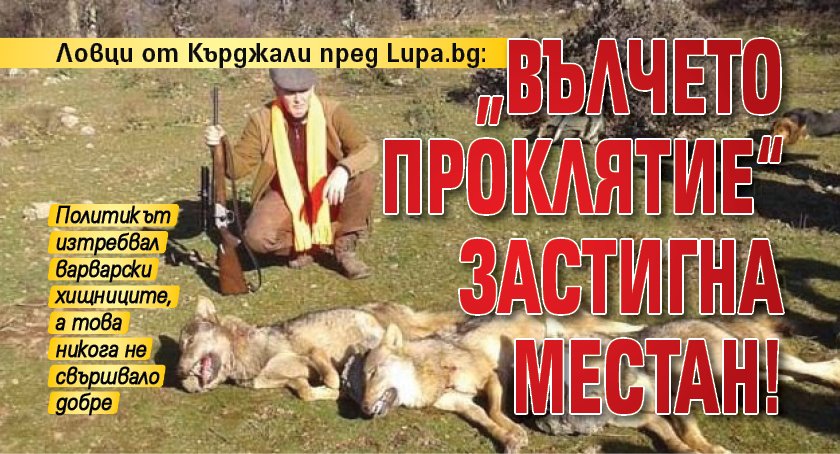 Ловци от Кърджали пред Lupa.bg: „Вълчето проклятие“ застигна Местан!