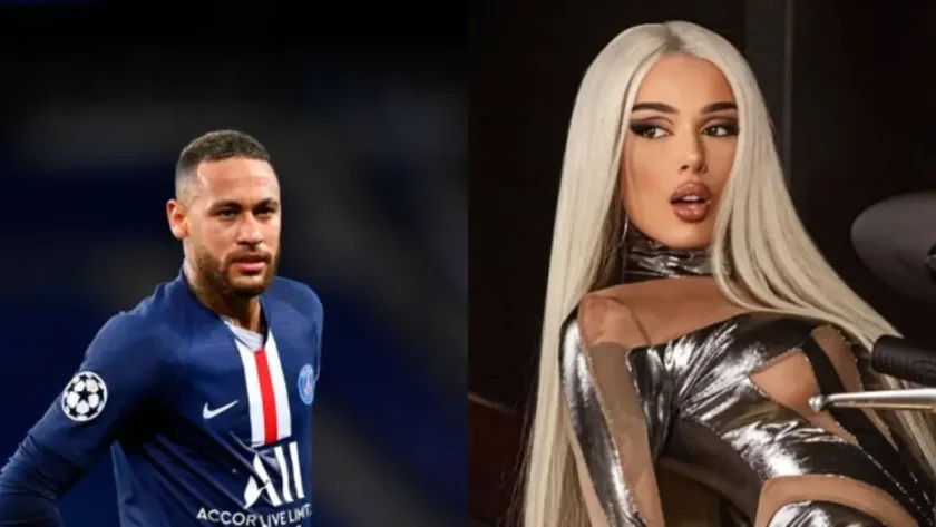 Айде, бе: Неймар свалял чалгаджийката Диона (ВИДЕО)