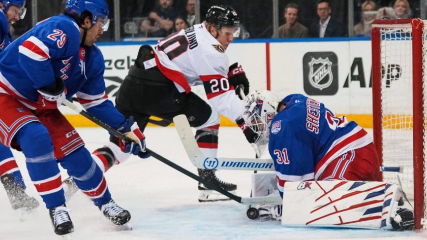 Отава с труден успех над НЙ Рейнджърс