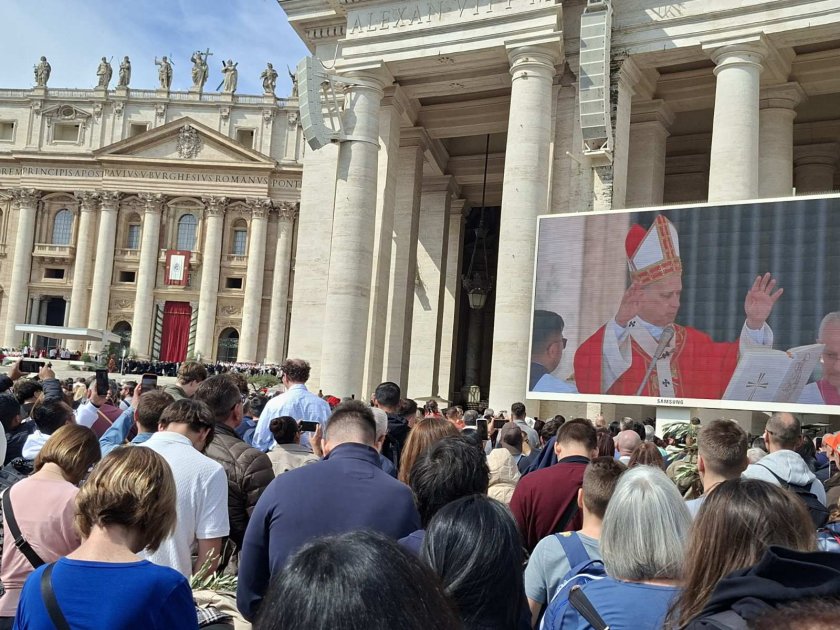 Папа Лъв XIV отбеляза началото на Страстната седмица
