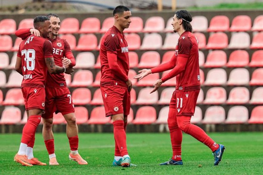 ЦСКА вкара 6 гола на слабаци