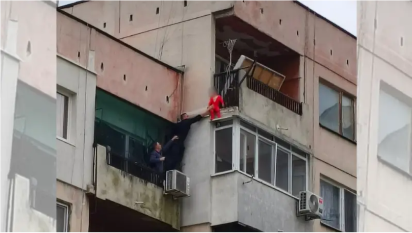 Детето, висяло от осмия етаж в Ямбол, е настанено в приемно семейство
