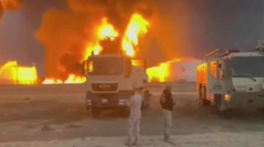 Ирански дронове подпалиха резервоари с гориво на летище в Кувейт (ВИДЕО)