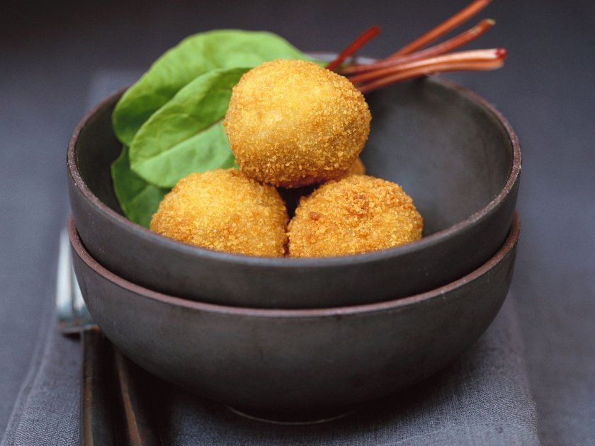 Картофени топчета с горчица