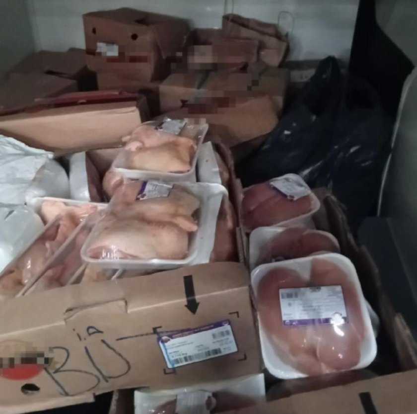 Иззеха над 300 кг месо без произход на "Дунав мост"